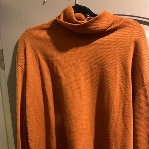 Orange SHEIN turtleneck